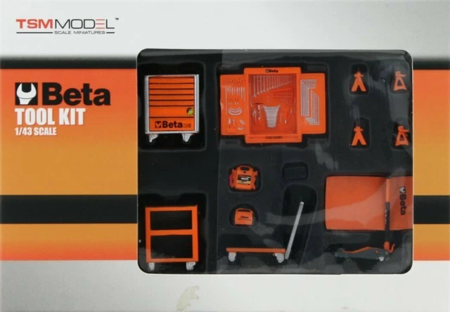 Werkstatt Set / Shop Tool Set - BETA Tool Kit - 13 pc`s  - TSM  True Scale 1:43