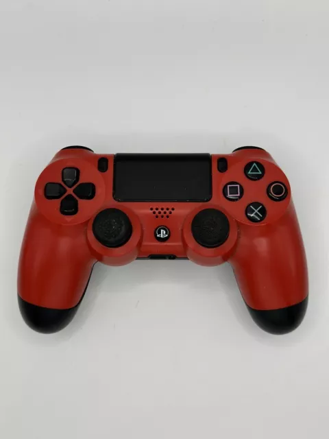 Official Sony PS4 DualShock 4 Wireless Controller - Magma Red