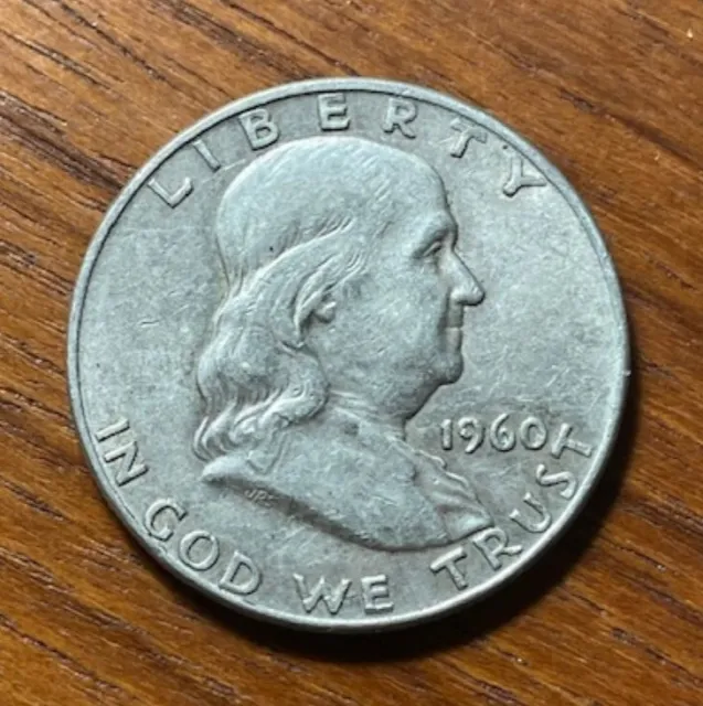 1960 D Franklin Half Dollar - 90% Silver