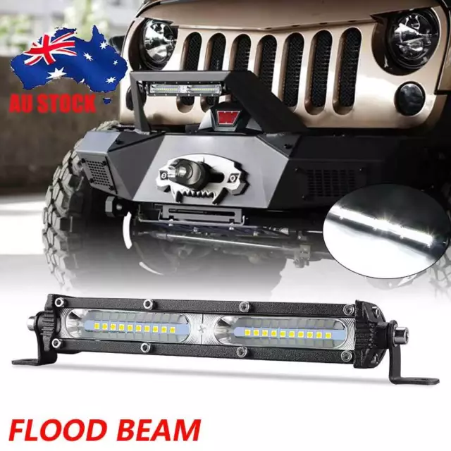 7inch 60W LED Light Bar Work Light Flood Beam Reverse Offroad Driving Lamp 4WD