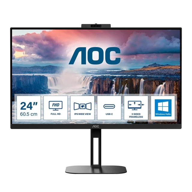 AOC V5 24V5CW Computerbildschirm 60,5 cm (23.8") 1920 x 1080 Pixel Full HD LED