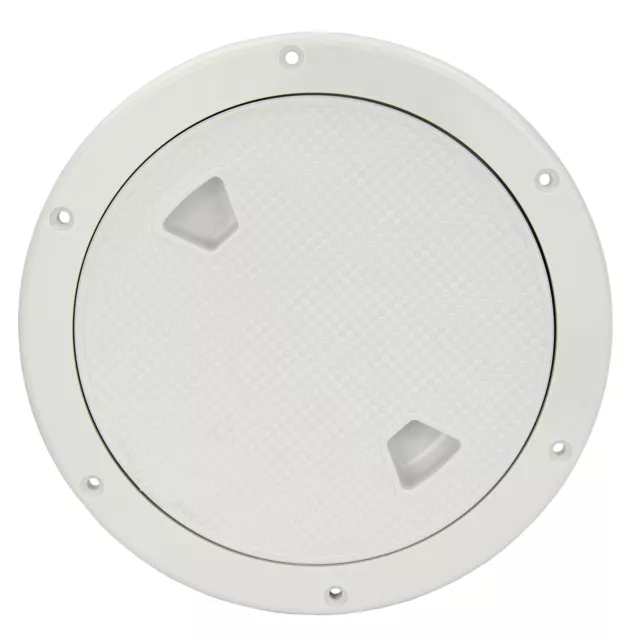 SEAFLO 8'' ABS Round Boat Marine Out Deck Plate Inspection Access Hatch Cover