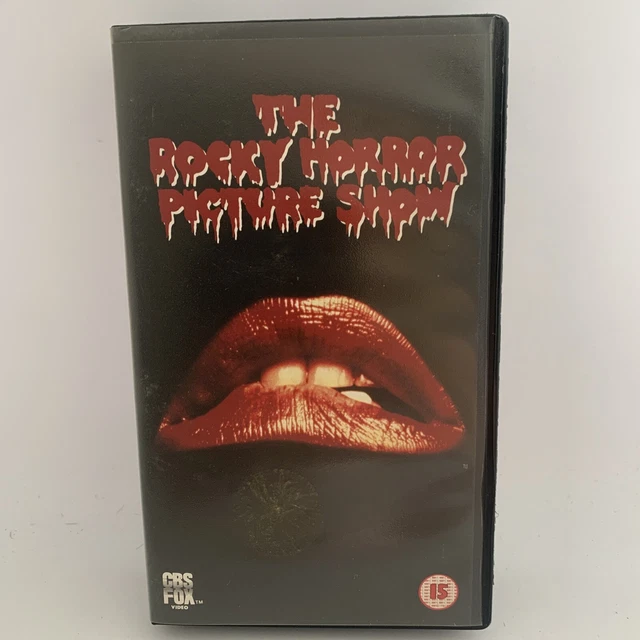 THE ROCKY HORROR Picture Show VHS Video Cassette Tape Horror Film CBS