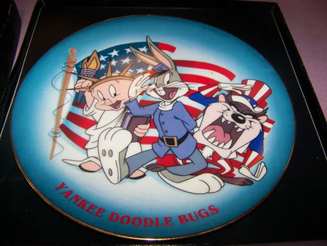 Looney Tunes "Yankee Doodle Bugs" Collectors Plate Limited Edition  1291/5000