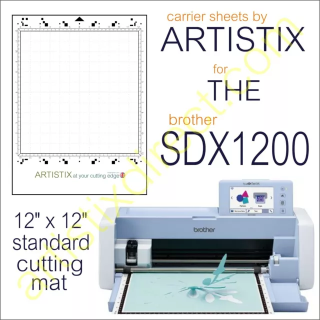 Scan N Cut SDX Artistix Pro Cutting Mat Carrier Sheet Scanncut 12 x 12 Brother