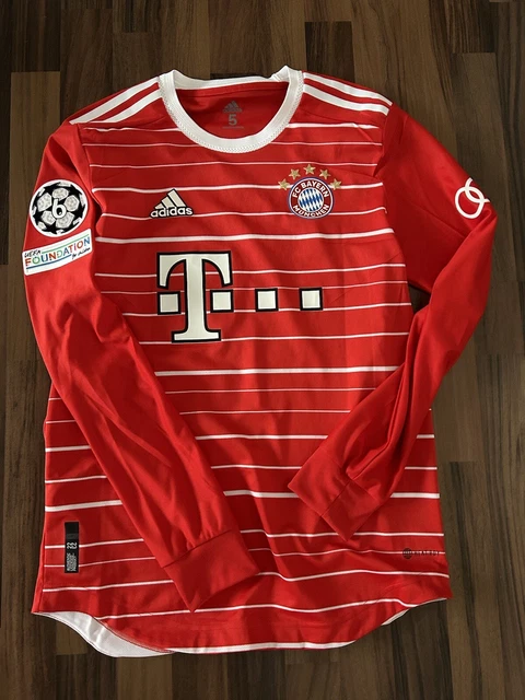 FC Bayern München Spielertrikot matchworn CL  22/23 Sane#10