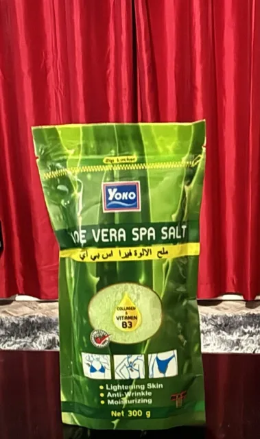 YOKO SPA SALT EFFECTIVE BODY SCRUB 300g Aloe Vera Spa Salt