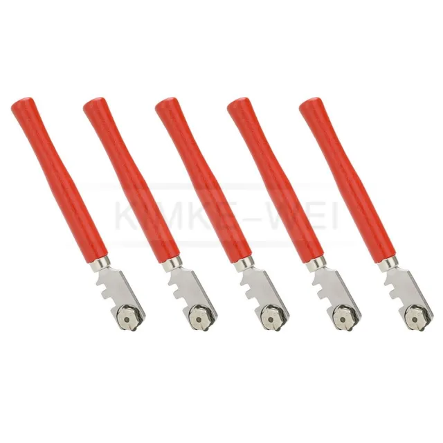 5x Glass Cutter Cutting Tool with 6 Carbide Cutting Wheels,Glass Separator 130mm