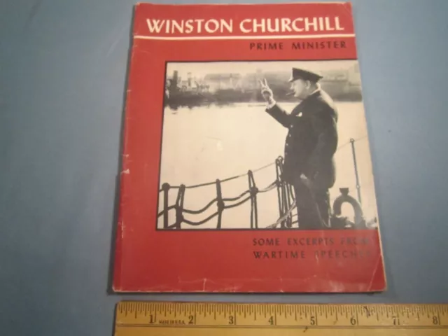 Booklet WINSTON CHURCHILL Prime Minister 1943 Some Excerpts Wartime... [Z142f]