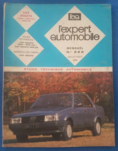 REVUE TECHNIQUE LEA Fiat REGATA 1300 - 1500 Aut 1900 DS ; Juillet / Aout 1985