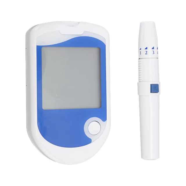 Kit monitor glucosio nel sangue domestico 50 strisce 50 lancette kit esame zucchero nel sangue