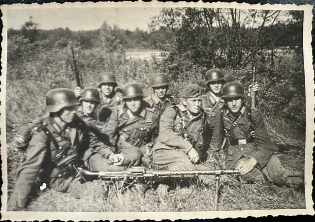 GERMAN PHOTO WW2 ARCHIVE : WEHRMACHT av MG-34 EUR 11,99 - PicClick IT