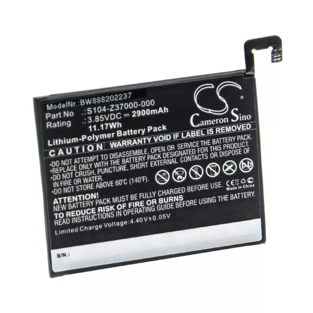 Batterie 2900mAh pour Wiko View 2, View 2 Pro, C800AE, W-C800, W-C860