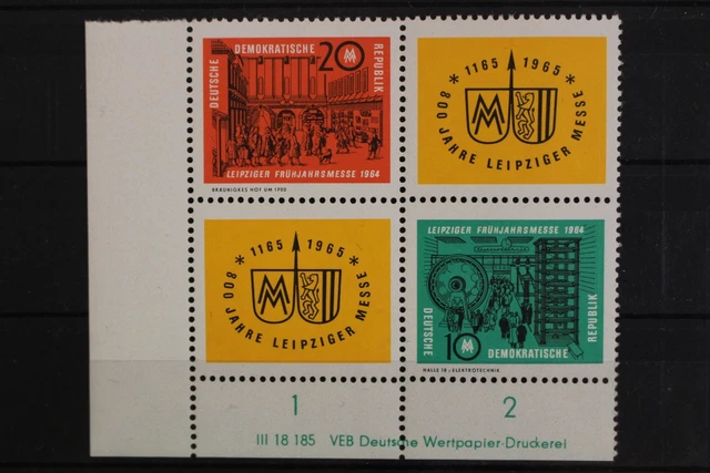 DDR, MiNr. 1012-1013 ZD Druckvermerk, postfrisch / MNH - 613309