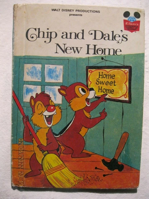 Disney's Wonderful World of Reading Chip and Dale's New Home 1979 Hardcover