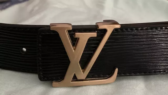 Louis Vuitton Black belt 125cm