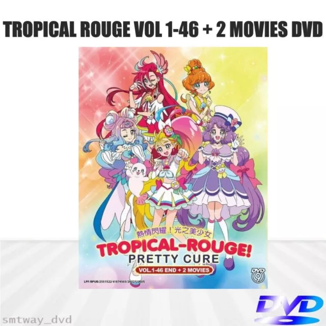 TROPICAL-ROUGE ! PRETTY Cure Vol.1-46 Fin + 2 Film Anime Dvd Région Tous  EUR 42,67 - PicClick FR
