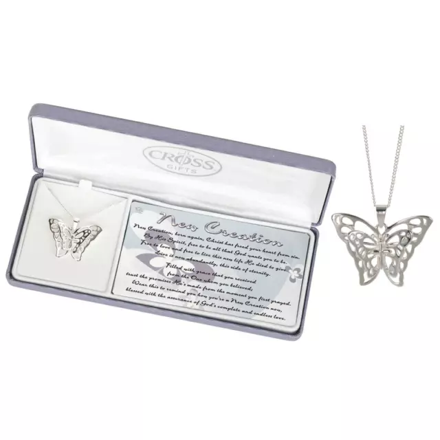 Nk-New Creation Papillon Argent Plate-Ch