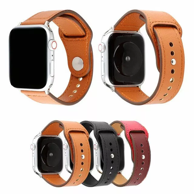 CINTURINO cintura per Apple iWatch Watch 6 SE 5 4 3 2 Orologio 38/40 42/44 pelle