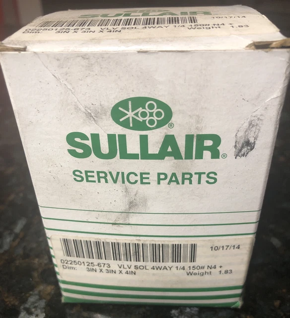 Sullair 02250125-673 Shut Off Valve 4Way 1/4