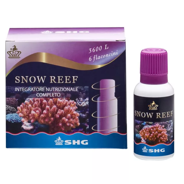 SHG Snow Reef 3.6 Integratore Nutrizionale Completo per Organismi 6 FlaconiX30ml