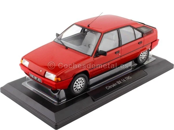1983 Citroen BX 16 TRS Rojo Vallelunga 1:18 Norev 181680