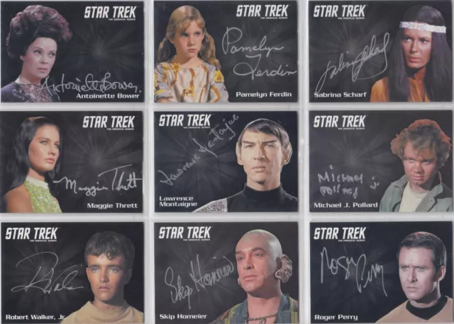 2016 Star Trek ToS 50th Anniversary Auto Autograph Card Selection 2
