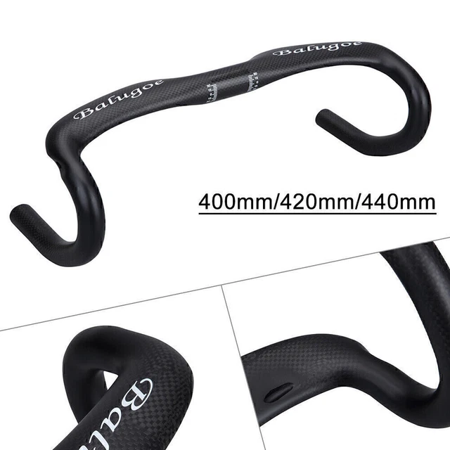 EC90 FULL CARBON Fiber Road Bike Highway Handlebars Drop Bar 31.8*400