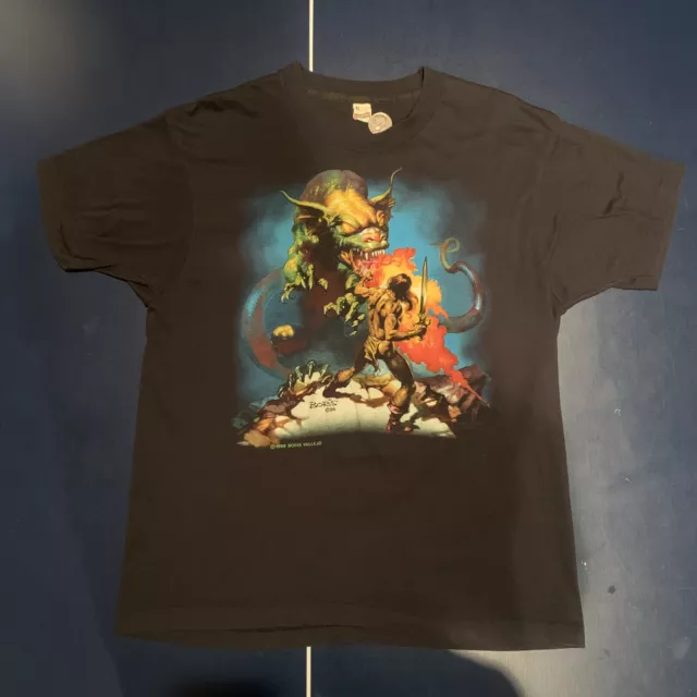 Vintage Rare Screen Stars XL Boris Vallejo Conan The Barbarian 1986 Shirt 