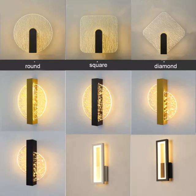 Modern LED Wall Light Indoor Sconce Lamp Bedroom Bedside Decor Lighting Fixture