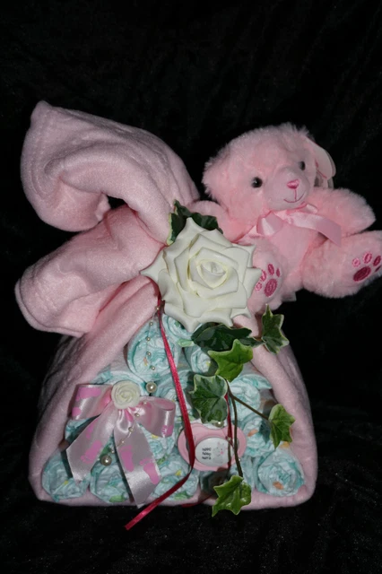 Süßer Sommer-Strampler Für Baby-Mädchen – Pink/Weiß, Mit Schleife & Strass, Perfekt Für Taufe & Geburt