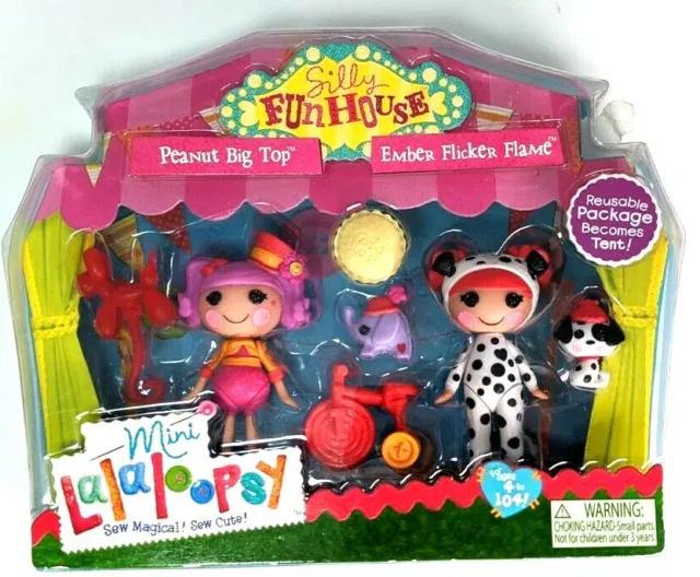 Mini Lalaloopsy Silly Funhouse Peanut Big Top Ember Flicker Flame Kids Toys Girl