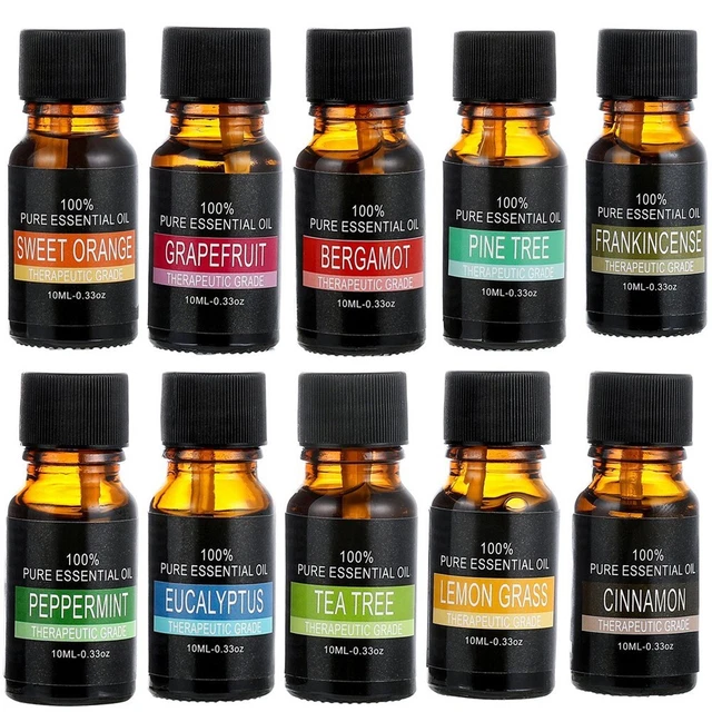 Aceite de aromaterapia 10 ml aceites esenciales concentrados de manzanilla pomelo