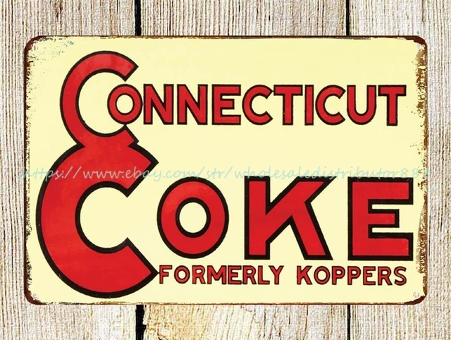 bedroom design ideas Connecticut Coke Formerly Koppers metal tin sign