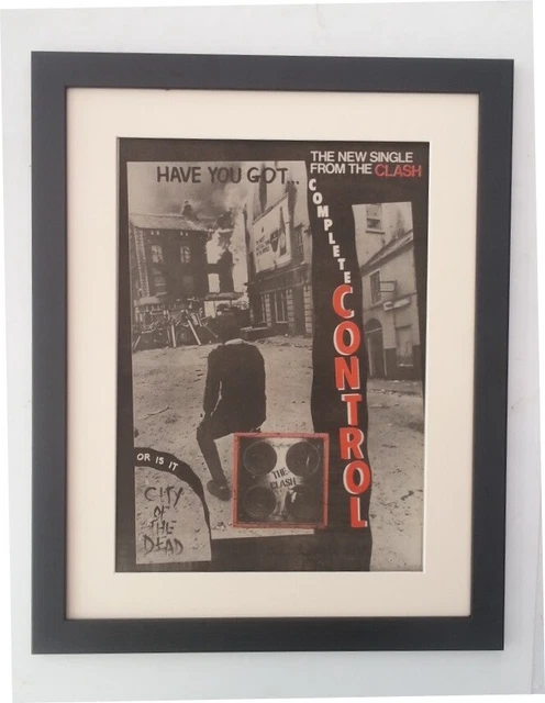 Complete Control Poster CLASH*COMPLETE CONTROL*1977*ORIGINAL*POSTER*AD*QUALITY*FRAMED*FAST ...