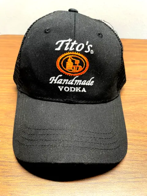 Tito's Handmade Vodka Austin, Texas Black Mesh Snapback Hat