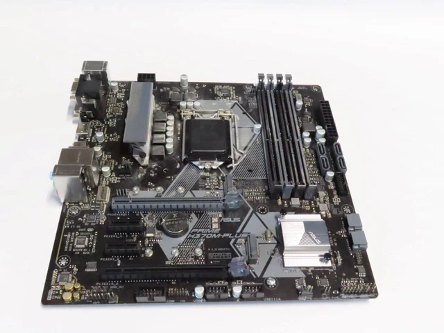 ASUS PRIME H370M-PLUS Micro Atx Motherboard No I/O Shield $64.95 ...