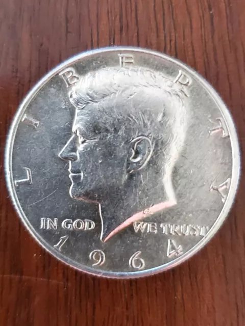1964 Kennedy Half Dollar 90% Silver US Coin