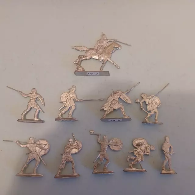 10 Zinnfiguren Franken ca.  30 mm