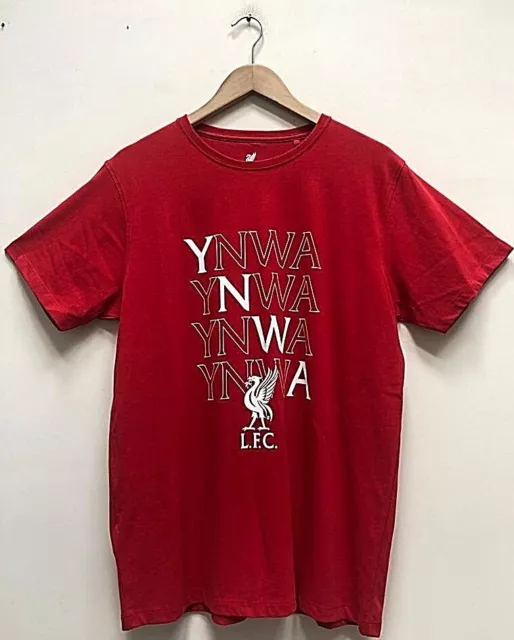 ✅Men's Official  Liverpool FC Red YNWA Cotton Tee T-Shirt - Large✅