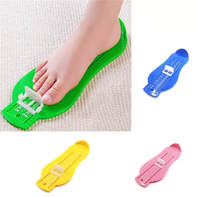 Kids Infant Toddler Baby Foot Measure Gauge Shoes Size Measuring Ruler 0-5Y