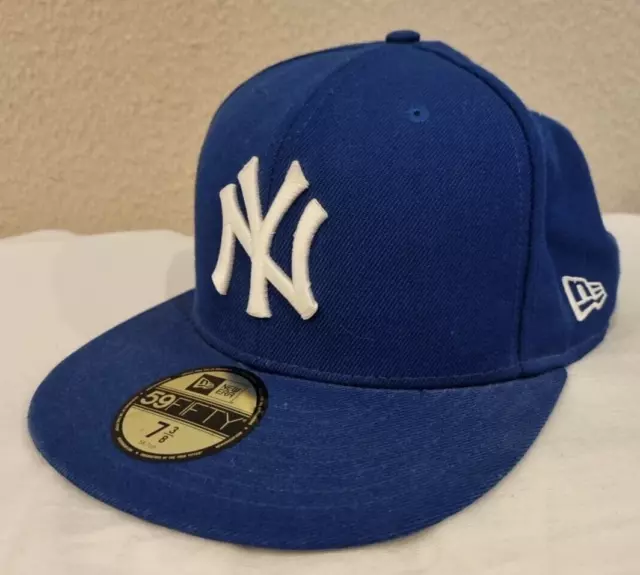 NEW ERA 59Fifty MLB Properties NY Diamond Cap Basecap Baseballcap Flat blue