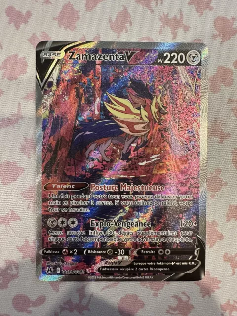 Carte Pokémon Zamazenta V GG54/GG70 Zénith Suprême EB12.5 FR