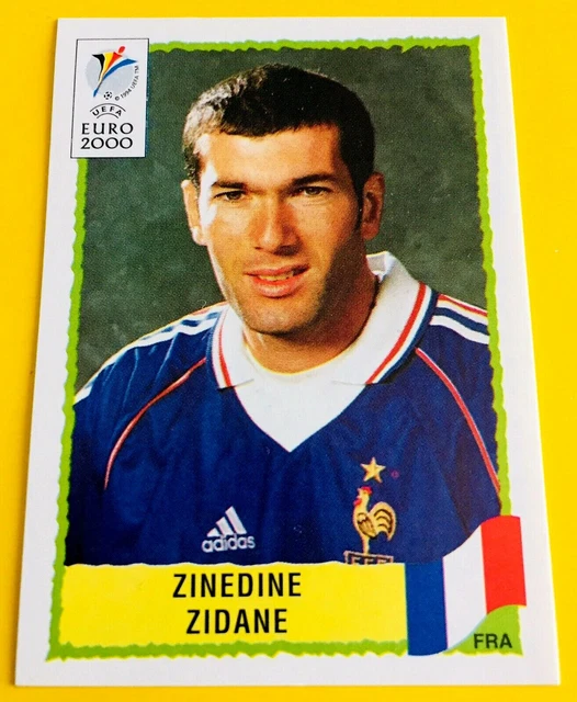 ZINEDINE ZIDANE Uefa EURO 2000 FRANCE figurina nr. 352 Panini