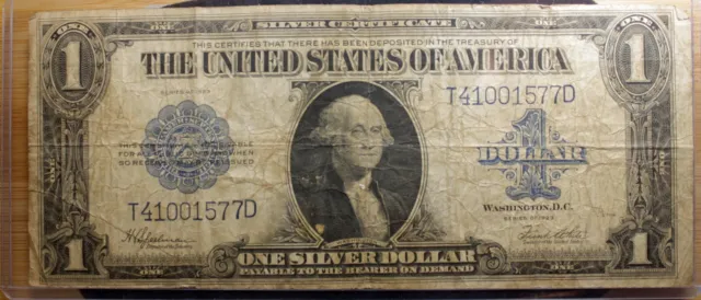 1923 $1 Dollar US Large Silver Certificate Note (829)