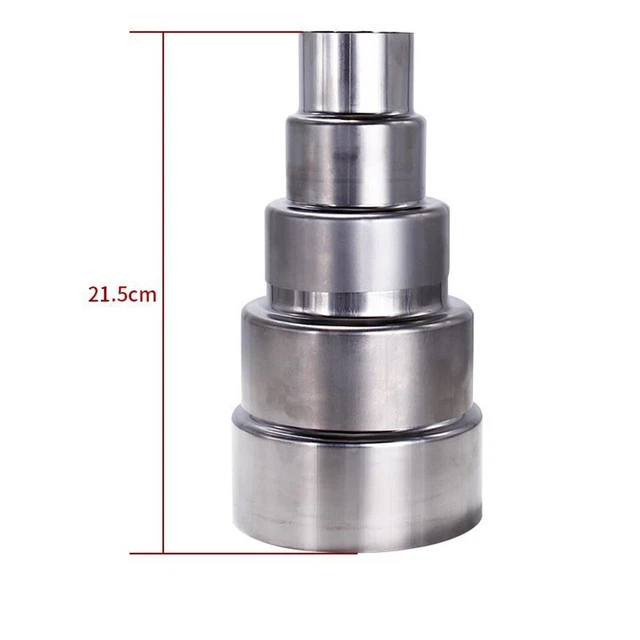 1Pcs Acier Inoxydable Conduit Doublure Réducteur for Cheminée Poêle Tuyau