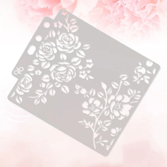 Yosogo Set Stencil Per Disegno: 2 Modelli Artistici + 4 Piastre Con Lettere ABC - Per Bambini E Adulti