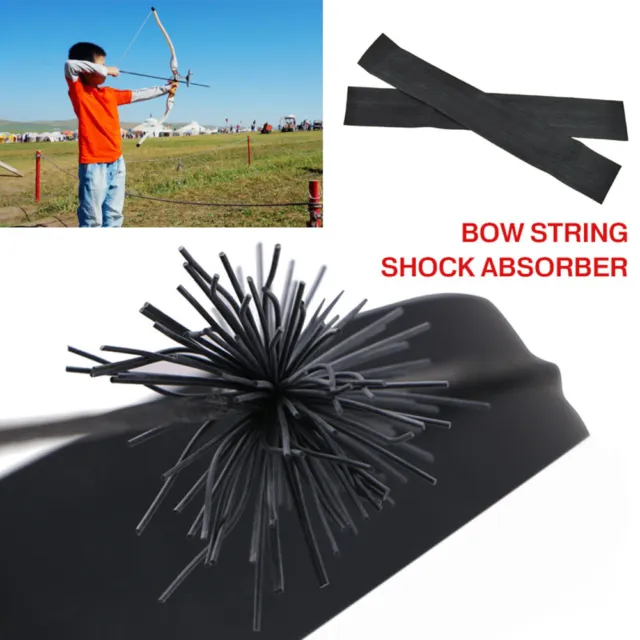 1 Piece Archery Bow String Silencer Cat Whiskers Silencers Rubber String Damper
