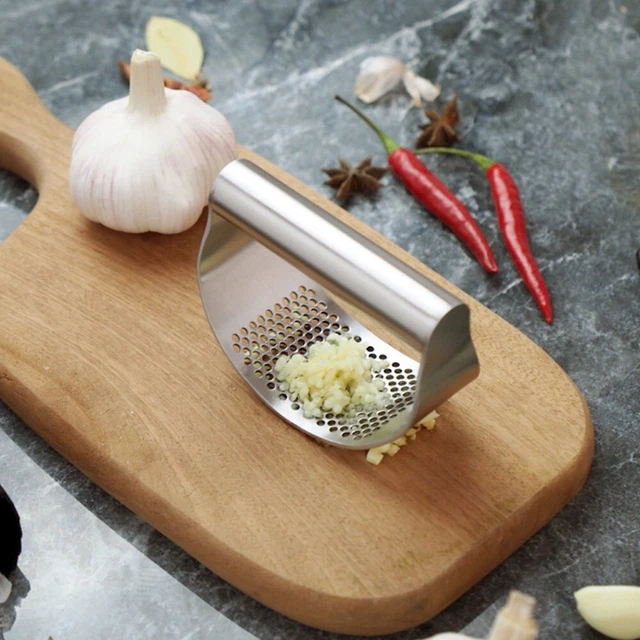 Apisonador prensa de ajo herramientas cortadora multifunción verduras curva