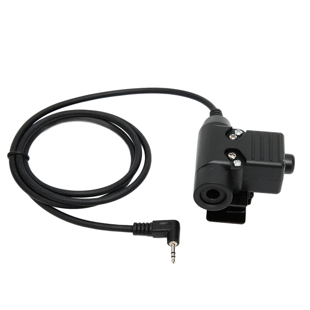 (Brown)Helmet Headset Motorcycle Unilateral Headphone With U94 PTT Flexible